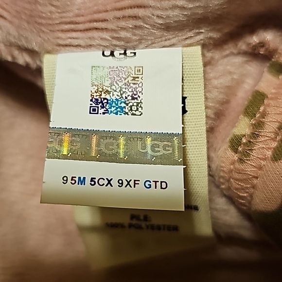 SOLD!! UGG Duffield II Double Knit Fleece Luxurious Pink Heather Robe - Size XL - Picture 9 of 9